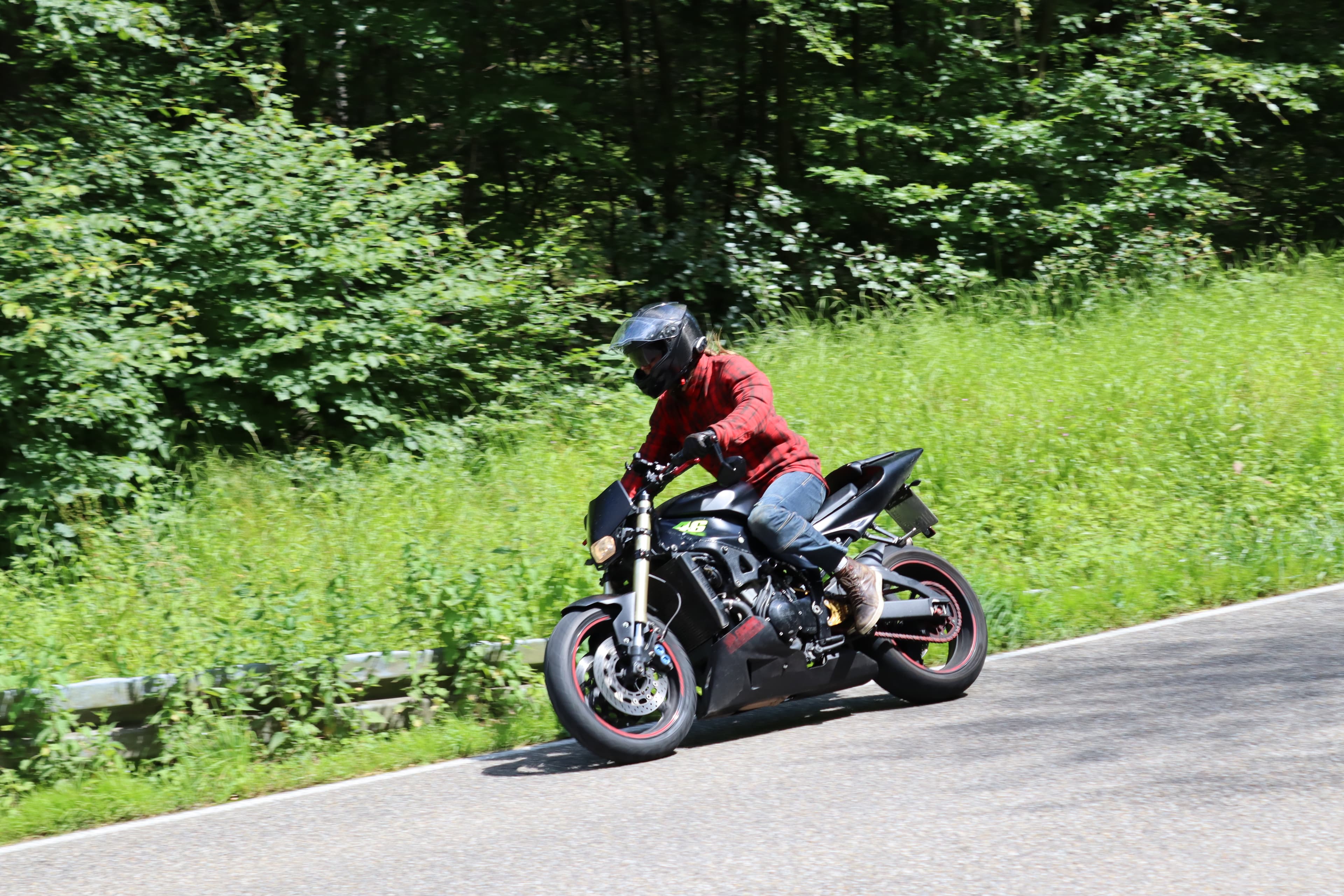 Riding at the forrest