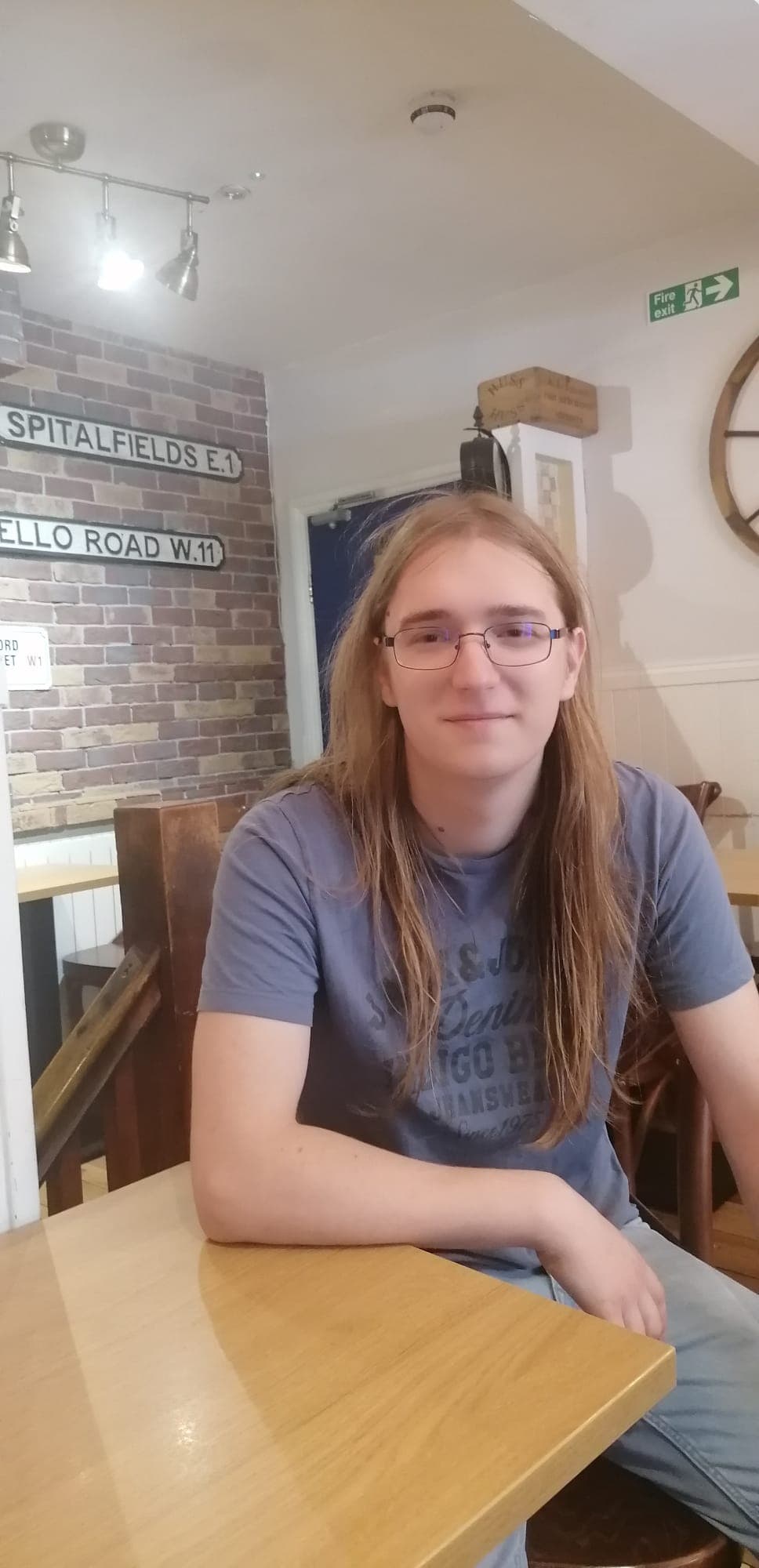 Waiting for fish and chips